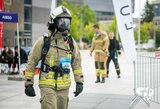Tradiciniame ir unikaliame bėgime į „Europos“ dangoraižį triumfavo Kazlauskas ir Kalašnikova