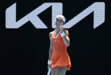 JAV talentė 18-metė Jovič triuškino varžovę ir „Australian Open“ ketvirtfinalyje mes iššūkį Sabalenkai