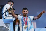 S.Aguero: „L.Messi buvo priekyje C.Ronaldo net ir prieš Pasaulio taurę“