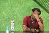 Mačas su Alcarazu privertė Fognini persigalvoti: vietoj žaidimo dar metus – karjeros pabaiga
