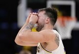 „Lakers“ žvaigždės atkrintamąsias pradėjo triuškinama nesėkme