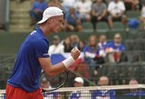 Daviso taurė: Čekija įspūdingai eliminavo JAV rinktinę, krito praėjusių metų vicečempionai, o Tsitsipas neišgelbėjo graikų