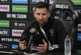 L.Messi atskleidė pagrindinę priežastį, kodėl jis persikėlė į JAV, kalbėjo apie futbolo lygį šioje šalyje ir būsimą žaidimą ant dirbtinės dangos