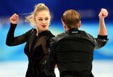 Lietuvos šokių ant ledo pora Pekino olimpiadoje pagerino karjeros rekordą, G.Papadakis ir G.Cizeronas pasiekė dar neregėtą rezultatą