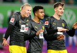 Ankstyvą rungtynių įvartį praleidusi „Borussia“ vietiniame čempionate iškovojo pergalę