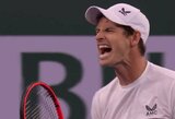Dar vieną teniso trilerį išgyvenęs A.Murray‘us: „Tai buvo brutalus mačas“