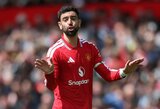 „Manchester United“ laimėjo, Bruno Fernandesas tapo „Premier“ lygos rekordininku