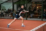 Pirmame „Pro X Padel“ etape – favoritų nesėkmė ir pamokos Javtokui su Maskoliūnu