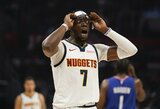 „Nuggets“ be trijų ryškiausių savo žaidėjų įveikė „Clippers“ 