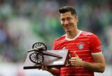 R.Lewandowskis antrus metus iš eilės laimėjo „Auksinį batelį“