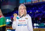 Po istorinio triumfo pasaulio čempionate R.Meilutytė galvojo apie Ukrainą: „Kol mes čia džiaugiamės, Rusija puola Ukrainą ir tai labai liūdina bei priverčia dar labiau vertinti šį momentą“