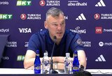 Geromis nuotaikomis su Spanouliu spinduliavęs Jasikevičius: „Jei laimėsime finalą, Fenerbahče“ komanda bus geriausia, kurią esu treniravęs“