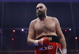 Į ringą grįžtantis Tysonas Fury nusitaikė į Anthony Joshua: „Tai vis dar didžiausia kova bokso pasaulyje“