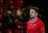 Wawrinka atsisveikino su Šveicarijos rinktine, graikai su Tsitsipu krito Slovakijoje, Rune pergalingai grįžo po traumos