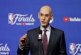 NBA komisaras Adamas Silveris aptarė naujos krepšinio lygos projektą Europoje: „Nuo starto mus skiria dar bent keleri metai“