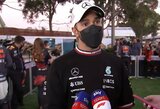„McLaren“ pradėjo tyrimą dėl šlykščių darbuotojo žinučių apie L.Hamiltoną