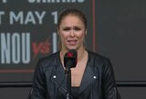 Rousey pažėrė įžeidimų UFC vadovui: „Praleido didžiausią gyvenimo galimybę“