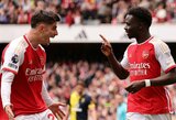 „Arsenal“ didina spaudimą kovoje dėl „Premier“ lygos nugalėtojų titulo