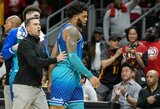 Dantų apsaugas į merginą pataikęs M.Bridgesas sulaukė NBA baudos