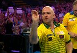 5 pergales iš eilės šventęs Darius Labanauskas prasimušė į PDC Europos turo turnyrą