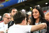 H.Maguire'as prakalbo apie plačiai 2018 m. Pasaulio taurės metu paplitusį memą su žmona: „Jai tai nepatiko“