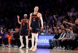 Niujorke – pratęsta „Knicks“ pergalių serija ir retas trigubas dublis