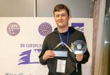 Lietuvos atstovas triumfavo Europos DN ledo jachtų čempionato „bronziniame“ laivyne: dėkojo suomiui už pagalbą sunkiu momentu