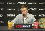Emocingai į iškovotą UTMA čempiono diržą sureagavęs Raimondas Avlasevičius: „Labai gaila, kad Henrikas buvo tas žmogus, kuris stovėjo tarp manęs ir mano svajonės“