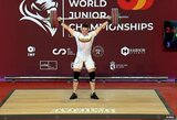 Rekordą pagerinęs Neilas Gineikis pasaulio jaunimo sunkiosios atletikos čempionate – 8-as