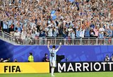 „Jei kažkas manė, kad komanda geresnė be Leo...“: Argentinos rinktinės žaidėjai pasisakė apie istorinį Messi pasirodymą