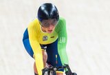 O.Baleišytė dviračių treko Čempionų lygoje toliau gerina savo pozicijas