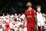Per pirmąjį kelinį 3 įvarčius praleidęs „Liverpool“ krito prieš „Fulham“