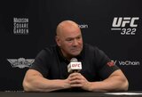 UFC prezidentas Dana White'as davė naujos informacijos apie Baltųjų rūmų turnyrą: „Vienintelis dalykas, kuris mus sustabdys, yra žaibas“