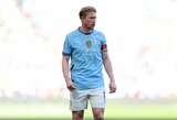 Guardiola atsisakė garantuoti De Bruyne vietą startinėje sudėtyje paskutinėse namų rungtynėse