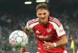 Atremtas baudinys ir įspūdingas įvartis leido „Arsenal“ pratęsti pergalių seriją
