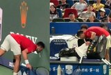 Šanchajuje apsivėmęs Novakas Djokovičius: „Žaisti čia yra žiauru“