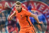 Šaltiniai: „Bayern“ ruošia 90 mln. eurų pasiūlymą už M.De Ligtą