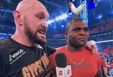 UFC sunkiasvorių čempionas F.Ngannou prakalbo apie galimą sugrįžimo datą ir norą pasirodyti bokso ringe