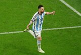 Argentinos rinktinės strategas L.Scaloni: „L.Messi yra geriausias žaidėjas futbolo istorijoje“