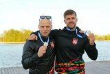 Lietuvos baidarininkams įteikti 2014 m. Europos čempionato sidabro medaliai, atimti iš diskvalifikuotų rusų