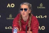 V.Azarenka apie N.Djokovičiaus situaciją: „Visa tai priminė cirką“