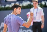 Alcarazas eliminavo 7-ąją pasaulio raketę, Tsitsipo pasirodymas truko keletą minučių, titulo neapgynęs Ruudas iškris iš 10-uko