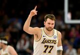 Dončičius vedė „Lakers“ į pergalę, Jamesas – rezultatyvus