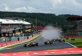 Pusantros valandos nukeltose Belgijos GP lenktynėse – lemtingas Piastri lenkimas prieš Norrisą ir Hamiltono šuolis į viršų