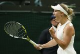 Vimbldone – C.Wozniacki skambutis auklei ir pergalė naktiniame mače