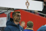 Portugalijos rinktinės treneris paaiškino, kodėl Cristiano Ronaldo nepasirodė aikštėje