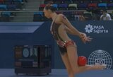 Pasaulio meninės gimnastikos taurės etape – F.Šostakaitės startai