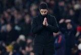 M.Arteta po pralaimėjimo prieš „Man Utd“ užstojo savo žaidėjus