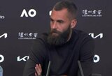„Nebenoriu žaisti „Challenger“ turnyrų, stebimas 2 žiūrovų“: į teniso elitą bandantis grįžti B.Paire paleido pergalę iš rankų Monake