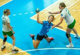 Lietuvos moterų rankinio lygoje pergalių seriją pratęsė pirmaujančios sostinės komandos